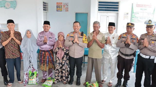 Jumat Curhat Polres Meranti di Desa Alai, Kapolres : Terimakasih Untuk Kamtibmas Yang Aman Kondusif
